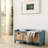 Beige And Teal Bench With 3-Drawer-1869146188
