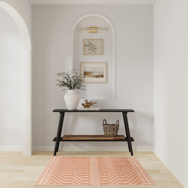Tapis bohémien Dakota Fields Burrillville, Rectangle 3 pi 3 po x 5 pi