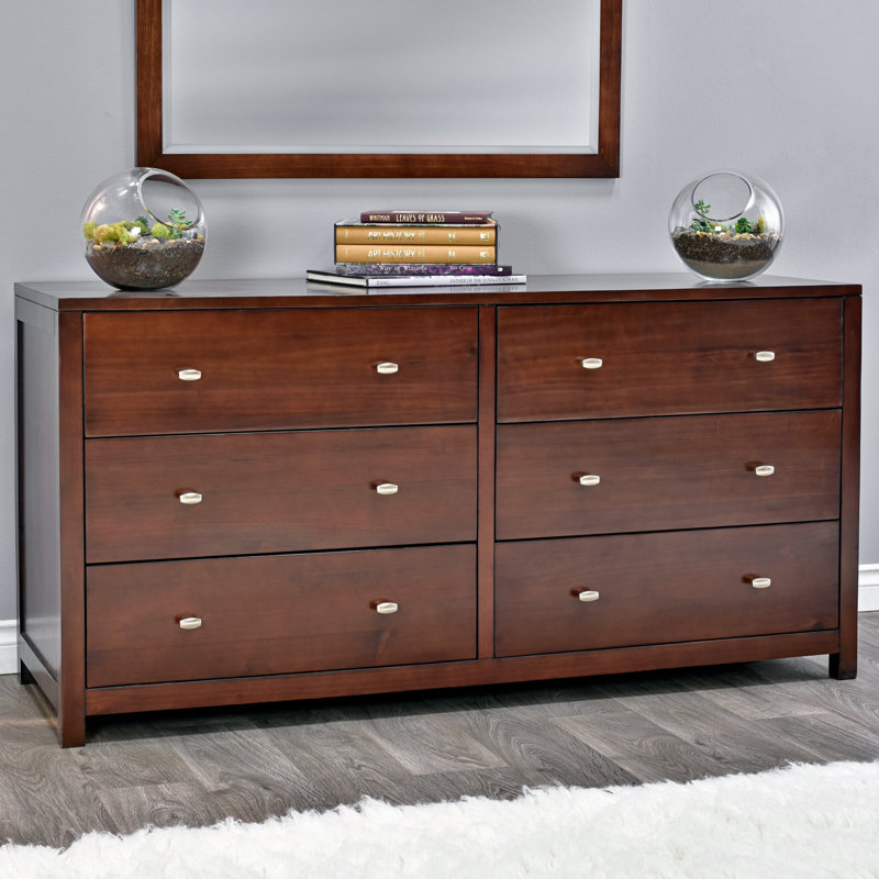 Commode double à 6 tiroirs Stowers (l 59,8 po)
