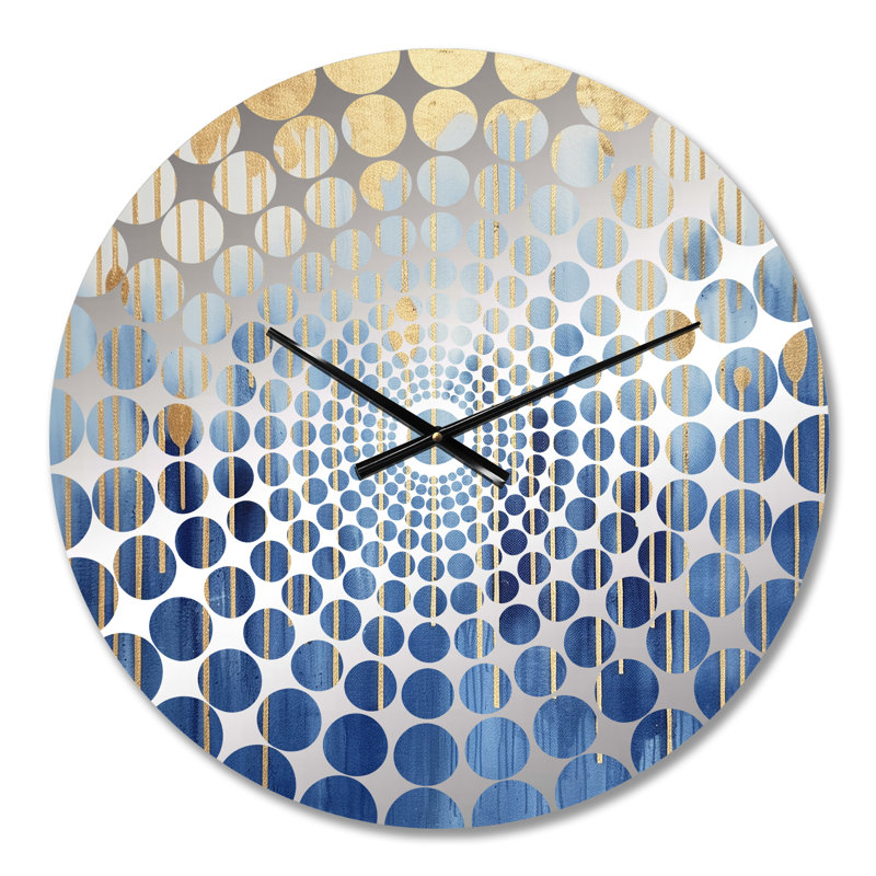 Haygazun - Horloge murale peinture abstraite, Petit