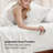 Bedsure Deep Pocket Full Size Sheets Set - 6 Piece, Prewashed Ultra-Soft Full Size Bed Sheets, Fits Mattresses Up To 18 Inches Thick, Breathable & Secure Fit, Hotel Luxury Bedding, White-125412172-125412167