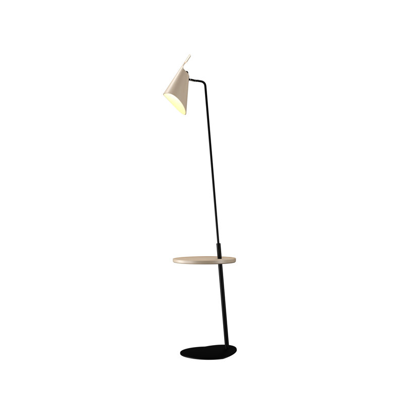 Lampe sur pied à plateau 72 po Balance, Cappuccino biologique