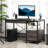 Metal Base Computer Desk