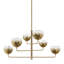 Lustre en laiton patiné Troy Lighting August-114642114-114642112
