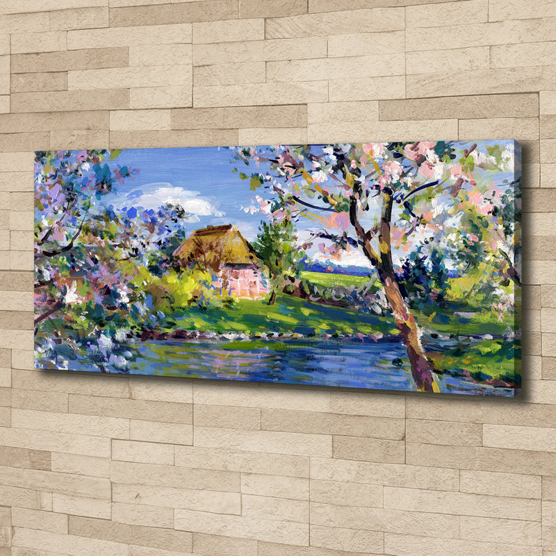 Spring Landscape - No Frame Print on Canvas
