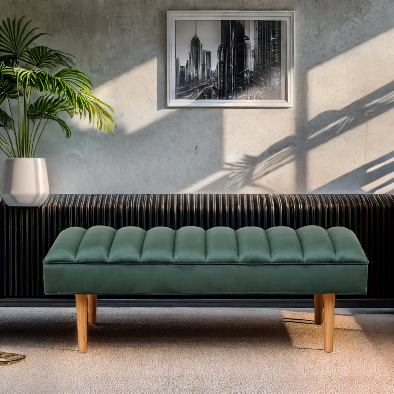 Repose-pieds Yanderi, Velours vert