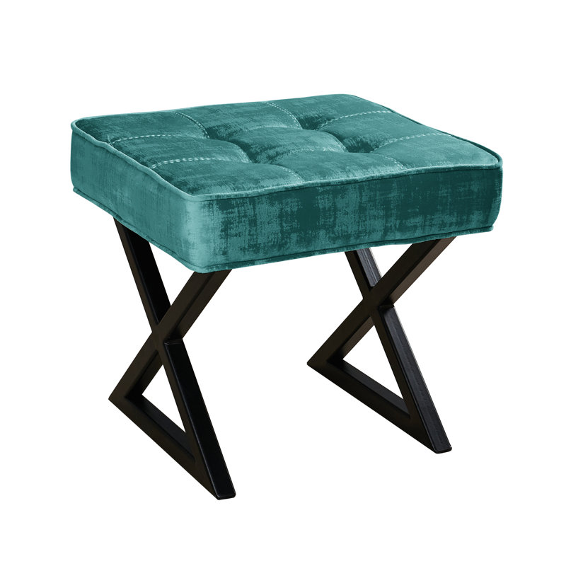 Repose-pieds standard large de 18 po Kadra, Bleu sarcelle foncée