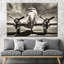 Avion rétro, reproduction sur toile-1490900984