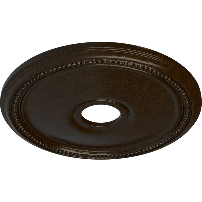 Médaillon de plafond H 18 po x l 18 po x P 1,125 po Diane, Bronze