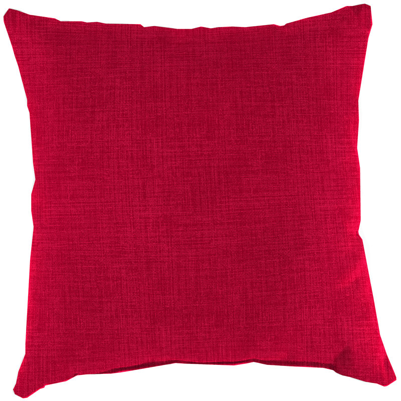 16" x 16" Outdoor Throw Pillow, Red