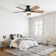 Aare 46'' Flush Mount Ceiling Fan With Light