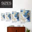 ABSTRACT Series CDXIV - Impression encadrée de qualité supérieure - Prêt à être accroché - Aucun clou requis-1990861533-1990861509