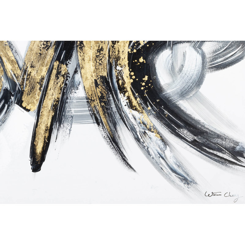 This hand -painted acrylic painting has a secret message