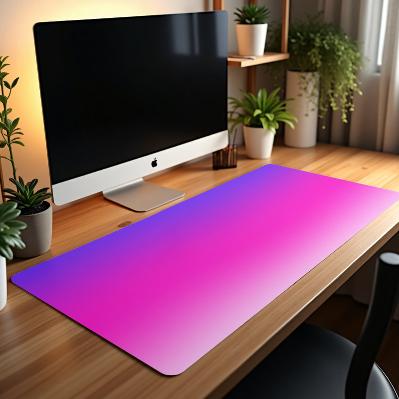 Polyester Desk Pad, 14.4x12.1