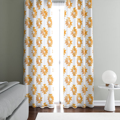 Semi Sheer Curtain Pair
