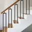 3 Pack Shape 36.02" Stair Balusters With Adjustable Top Bracket-105653435