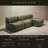 Boneless Boneless Sectional 3 Seater Sofa With Chaise, 101" Reversible L-Shaped Modular Sherpa Couches For Living Room – No Assembly-606955754