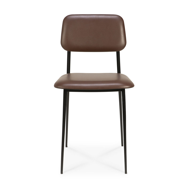 DC Leather Dining Chair, Chocolate
