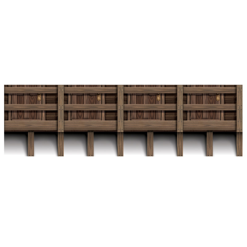 Bordure de balcon - 24 po x 30 pi - paquet de 6