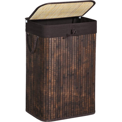 Bamboo Laundry Hamper with Handles