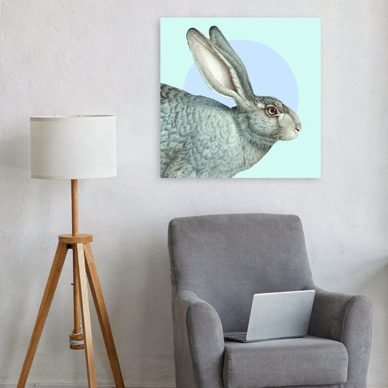 Reproduction d'art mural gris, 24" H x 24" W