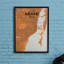 Miami City Map 1 Piece Wall Art-1449887399