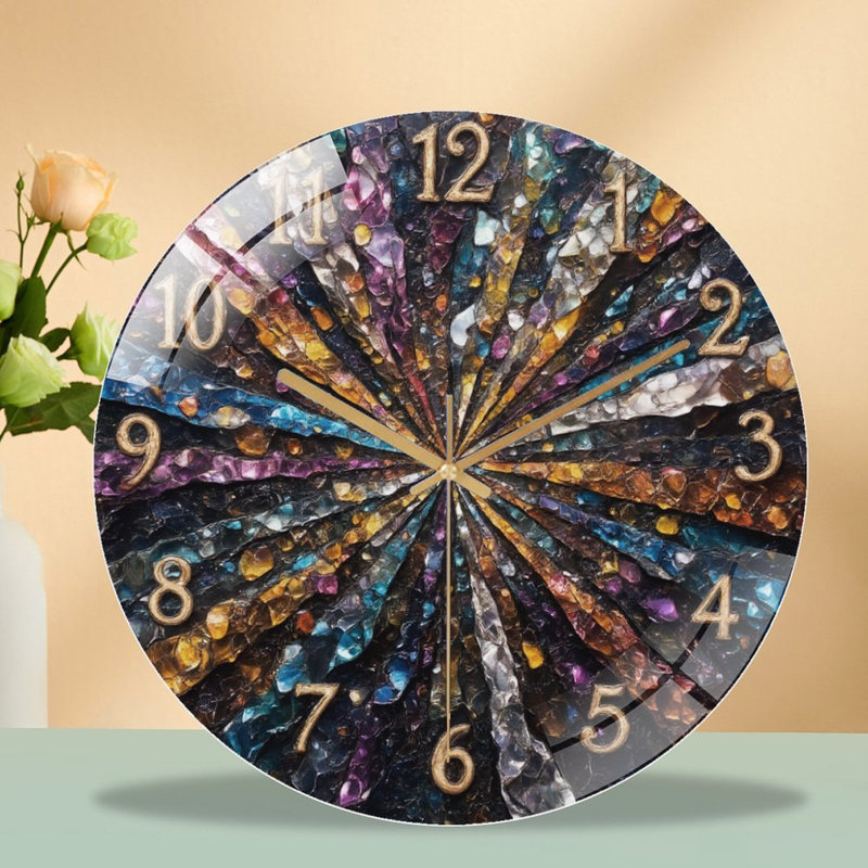 Horloge murale Radiant Gemstone