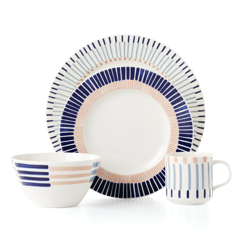 Brook Lane Porcelain Dinnerware Set