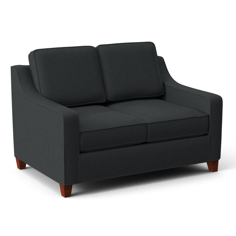 Clark 54" Square Arm Sofa Bed, BM Cherry, Ridgecrest Midnight