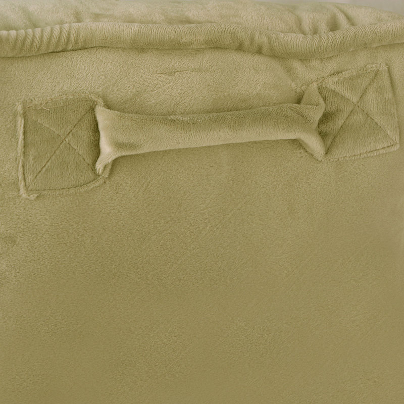 Supersoft Bedrest Pillow Cover & Insert, Slate Green