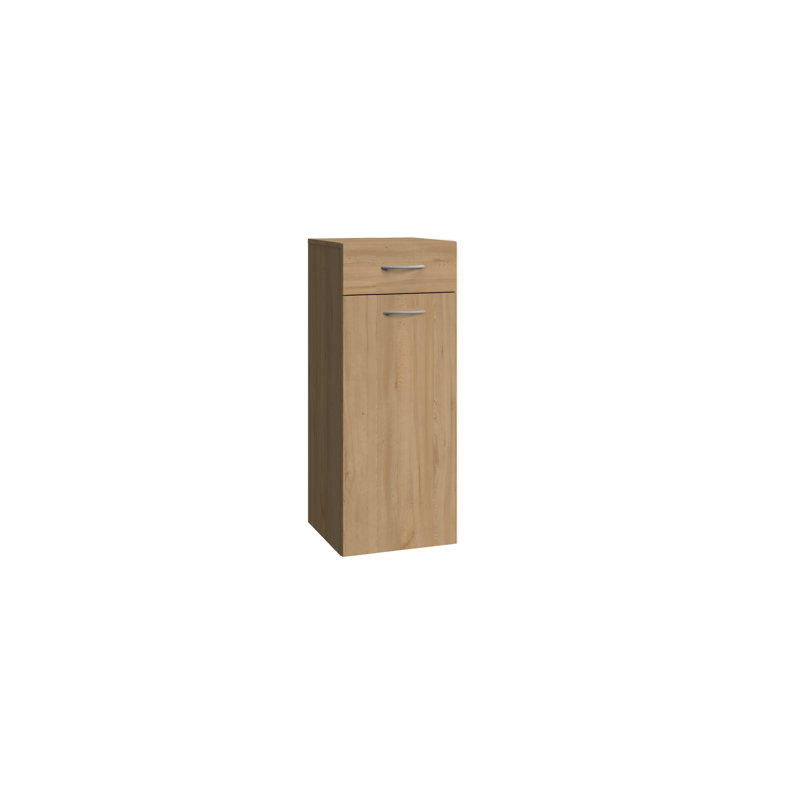 Alfkil Solid Wood 40cm W 1 - Drawer Chest of Drawers, Noble Beech