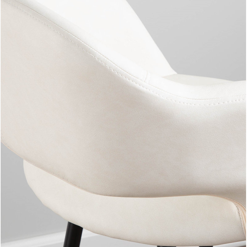 Tabouret de bar / comptoir Lake, Crème, Tabouret de bar (assise de 30 po de hauteur)