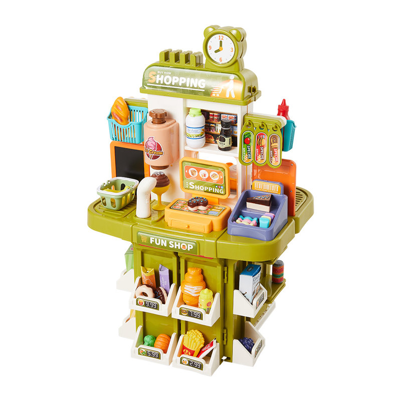 Interactive Pretend Kitchen Playset with Food & Appliances