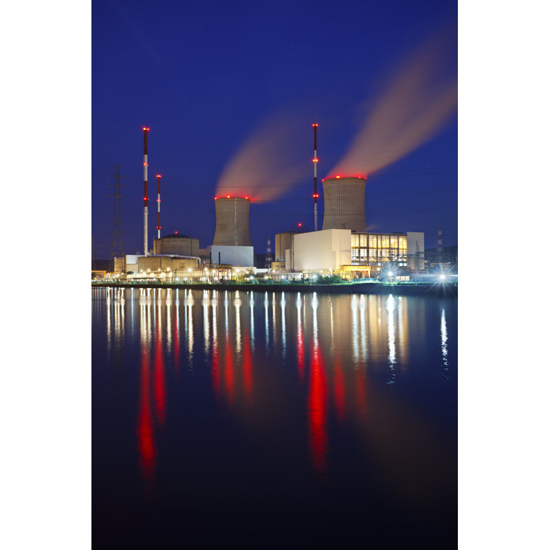 Nuclear Power Station by MichaelUtech - No Frame Art Prints on Canvas, 30cm H x 20cm W