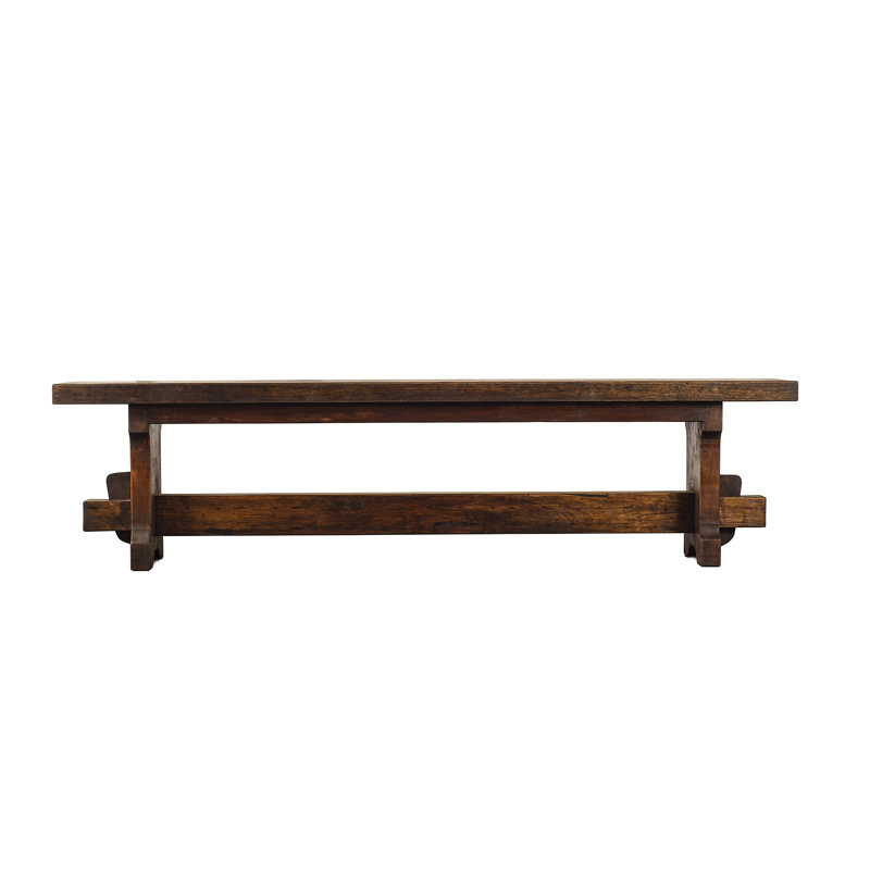 Hand-Made 72" Solid Reclaimed Wood Bench