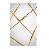 Ronin Rectangle Solid Wood Beveled Mirror