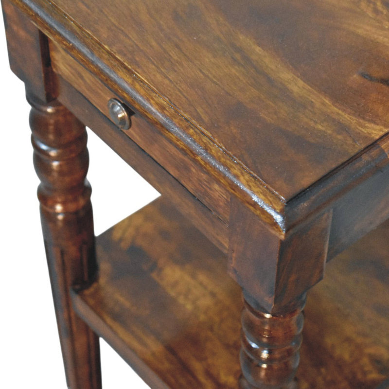 Solid Wood End Table