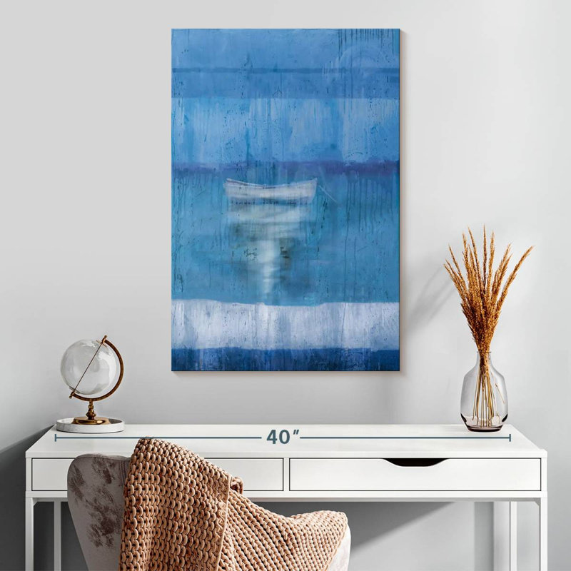 Avery Blue Boat, 30" H x 20" W