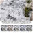 Washable Area Rug Modern Abstract Carpet with Non-Slip Backing, Stain-Resistant Low Pile Floor Rug, Easy Cleaning Foldable Indoor Mats for Bedroom, Living Room, Office-43140617-49917962