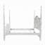 Lit princesse Auri 4, tête de lit Classic Arch, blanc-107417398