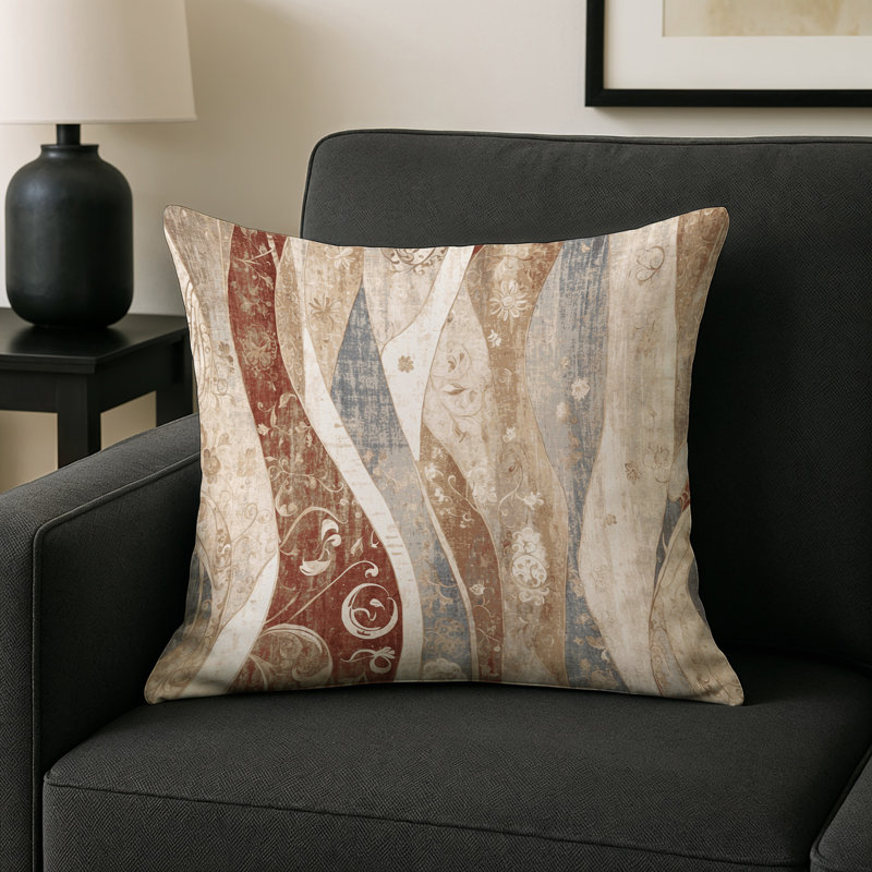 Terra Bloom Indoor And Outdoor Throw Pillow, Square 20"