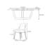 Ensemble de table et chaises de salle à manger Creative Creative.-98601535-122739155