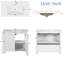 Meuble-lavabo 36 po avec lavabo et tablette réglable-968489335