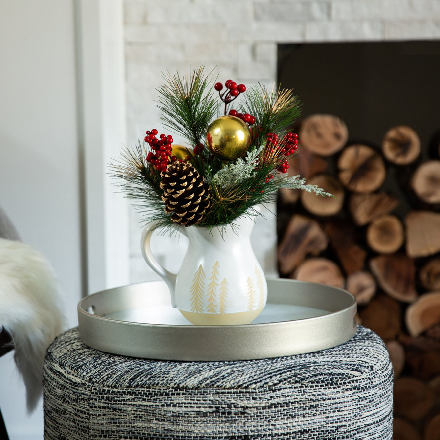 winter faux florals