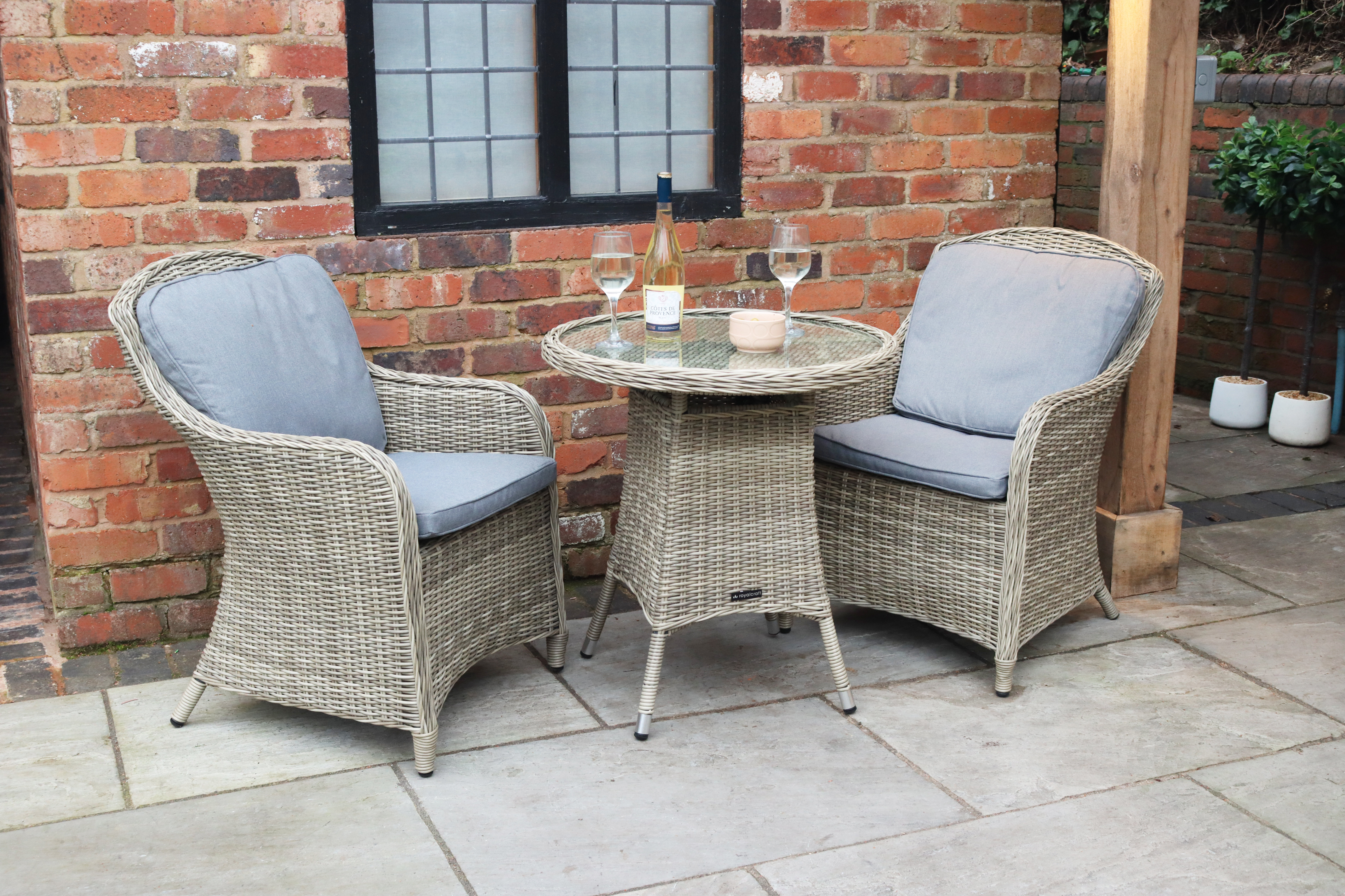 Royalcraft WENTWORTH Seater Round Imperial Bistro Set (1 x 70cm