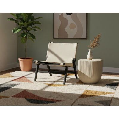Fauteuil d'appoint en cuir Rawlins
