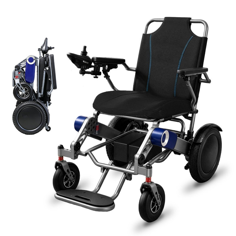 Fauteuils roulants électriques pliables légers pour adultes Fauteuils roulants électriques tout terrain