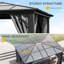 10 pi. L 10 pi. P 12 pi L 10 pi. D Pavillon de jardin avec rideaux-113571340