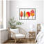 "Watercolor 4 Fall Trees" par Patricia Shaw, reproduction d'art sur toile encadrée