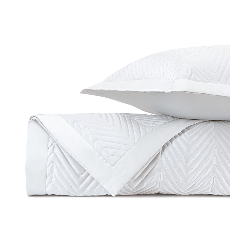 Charleston Egyptian Certified Cotton Quilt, White, Twin Quilt